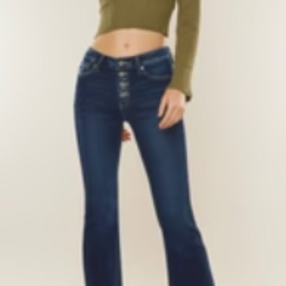 Lurice Mid Rise Flare - Picture 2 of 5